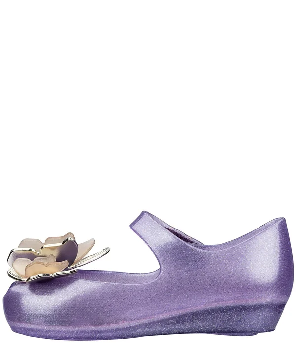 Mini Melissa Ultragirl Fly III Mary Jane Flats - Baby/Toddler Pink
