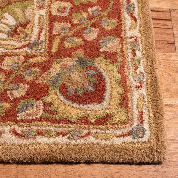 Safavieh Heritage HG963A 6&0x22 x 9&0x22 Beige, Rust Area Rug