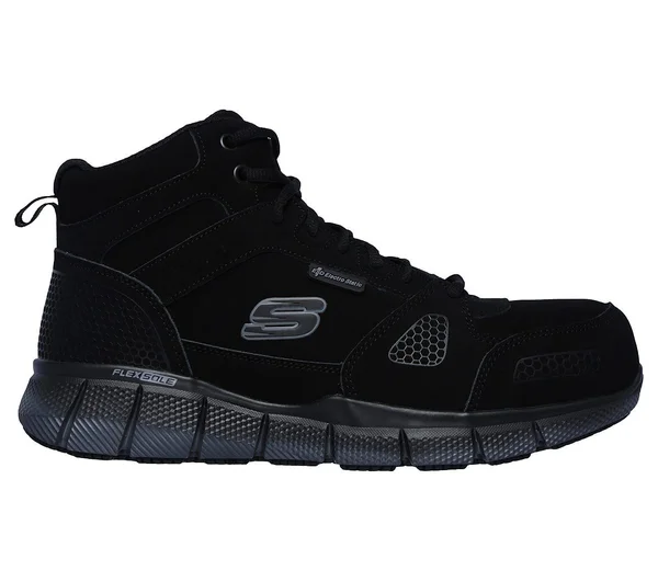 Skechers Men's Work Telfin Penticton ESD High Top - Black