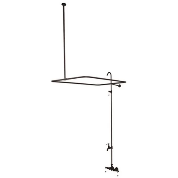 Kingston Brass CC63T5 Vintage 3-3/8x22 Wall Mount Tub Filler - Oil Rubbed Bronze