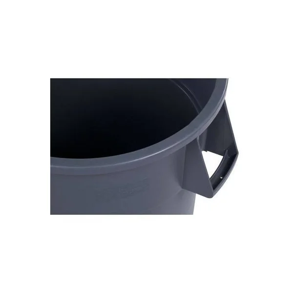 Carlisle Bronco Round Waste Container - 44 Gallon, Gray - 34104423