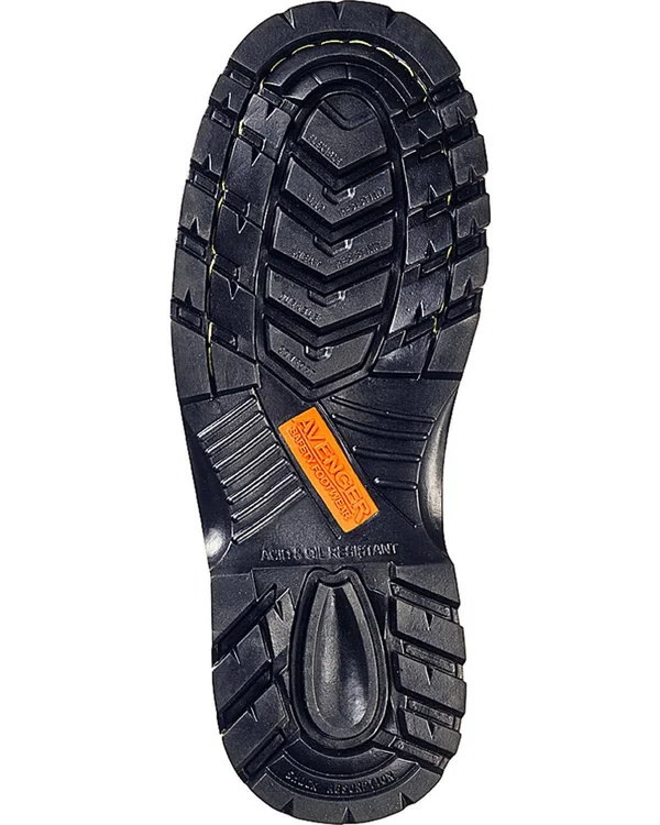 Avenger Boots Men's Brown Steel Toe Work Boot-10.5M