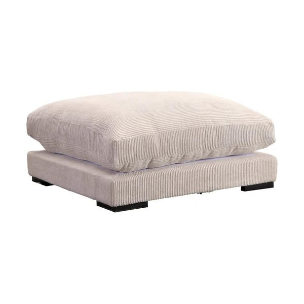 Moe's Home Collection Tumble Ottoman Charcoal