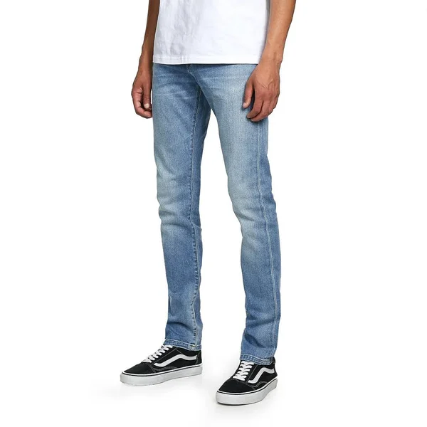 Carhartt WIP Rebel Pant Spicer Blue Stretch Denim - 11.75 oz - Blue - 34/34 - Men