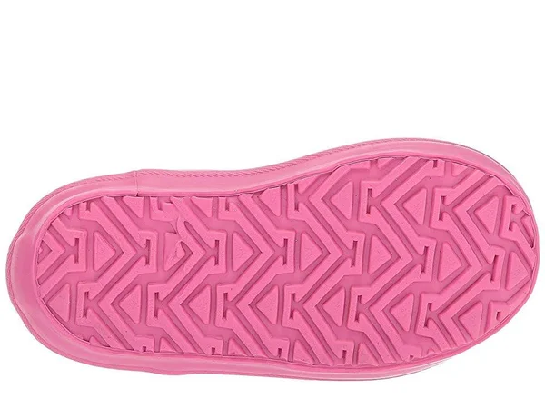 Ugg Australia Girls Kex Sparkle Sherpa Accented/pink Or Blk Rain Boots