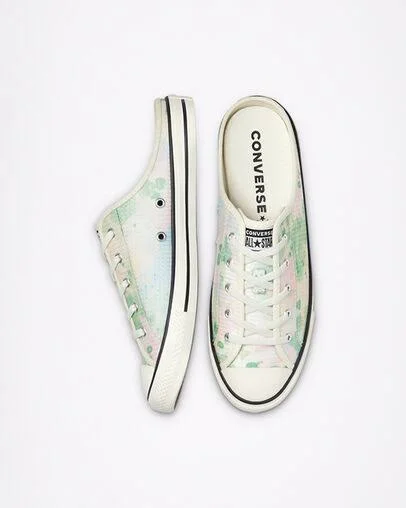 Converse Chuck Taylor All Star Dainty Sneaker Mule, Size 8.5 in Egret/Bold Wasabi at Nordstrom