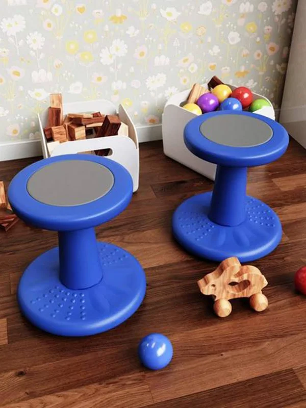 Studico Active Kids Chair - Wobble Chair Toddlers - Pre-Schoolers - Age Range 3-7y Grades K-1-2 - 14 inch High Flexible Seating C