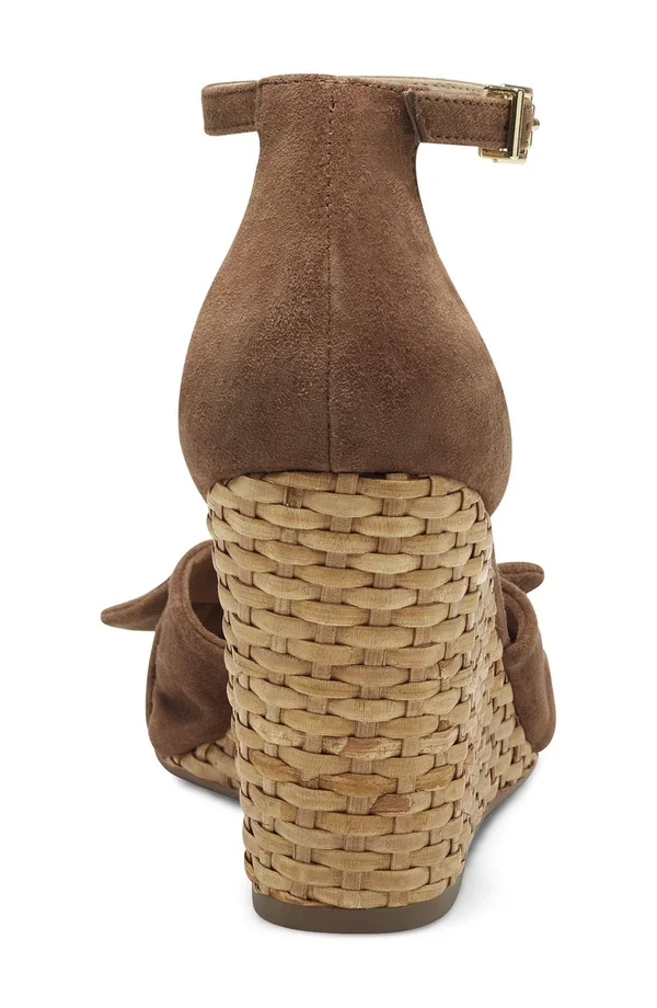Jessica Simpson Women's Delirah Espadrille Wedge Sandals - Dark Brown