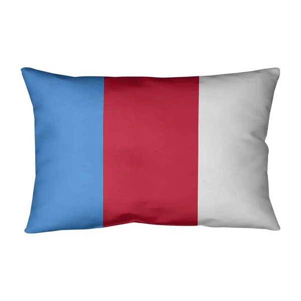 Houston Houston Throwback Football Stripes Pillow-Faux Suede - 20 x 14 - Rectangle - Zipper Closure - Medium - Removable Cover