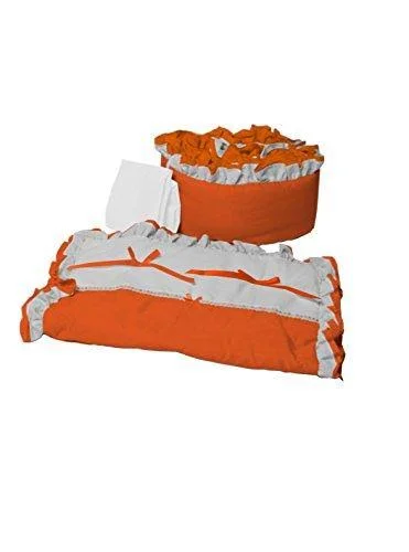Baby Doll Bedding Regal Cradle Bedding Set - Blue