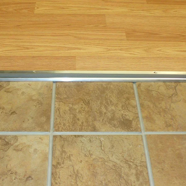 Low Mini 1-3/8 in. x 89-1/2 in. Aluminum Threshold with Vinyl Seal