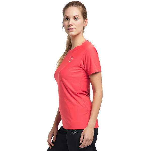 Haglofs Womens L.I.M Tech Tee Hibiscus Red