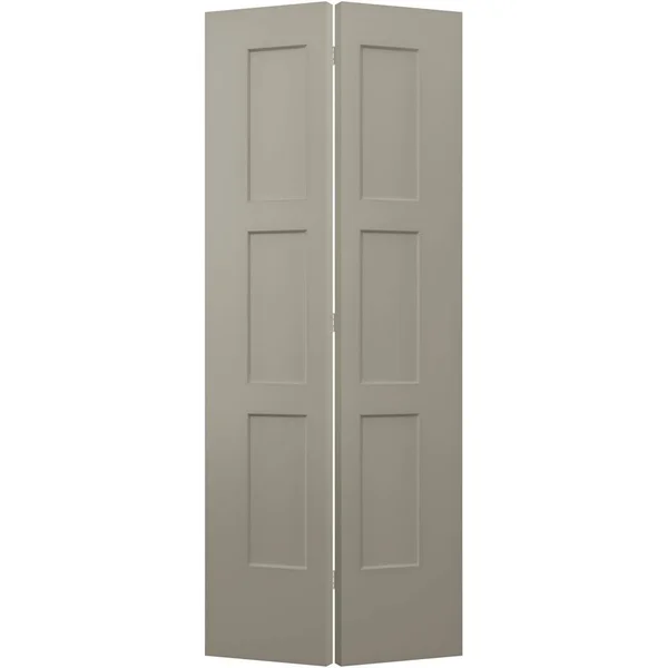 JELD-WEN 32 in. x 80 in. Birkdale Desert Sand Paint Smooth Hollow Core Molded Composite Interior Closet Bi-Fold Door