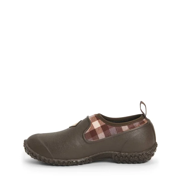 Muck Women's Muckster Low Rubber Shoe - Brown Plaid, 10