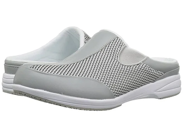 Women's Propet Washable Walker Slide - Size: 9.5, Silver