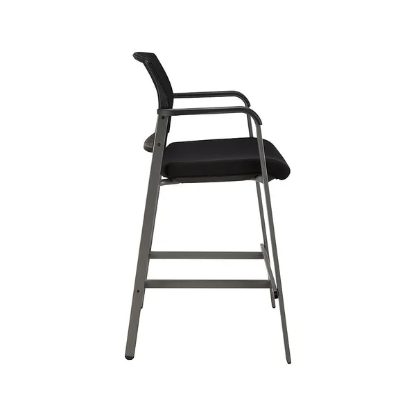 Staples Esler Mesh Guest Stool Black 28356R-CC