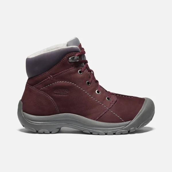 Keen Women's Kaci Winter WP Mid (8 Winetasting/Steel Grey)