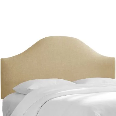 Alcott Hill Curved Upholstered Panel Headboard - Size: Twin