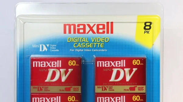 New Sealed Maxell Digital Video Cassette 8 Pack Mini DV 60min