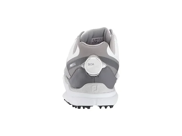 FootJoy Mens Pro/SL Boa Golf Shoes, Men's, Size: 12, White
