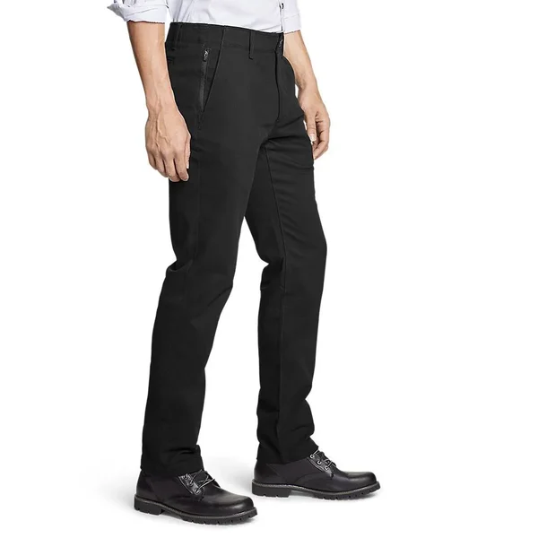 Eddie Bauer Men's Flex Wrinkle-Resistant Sport Chinos - Classic - Black - 40/30