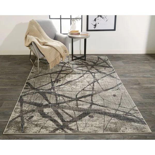 Room Envy Charcoal/Gray - Charcoal & Gray Kiba Rug