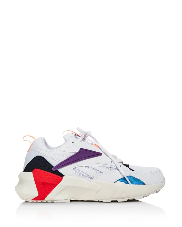 Reebok Aztrek Double Shoes - White/Grape Punch/Bright - DV8171