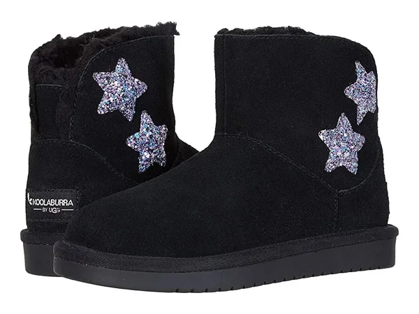 Koolaburra by Ugg - Kids& Koola Star Mini Boots in Black - Size 1