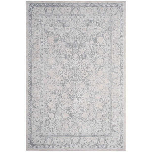 Safavieh Reflection RFT663C 6&7x22 x 6&7x22 Square Light Grey, Cream Area Rug