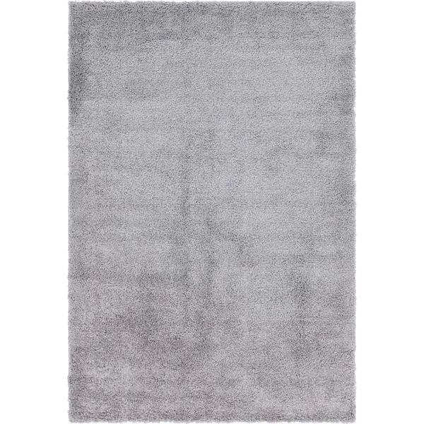 Unique Loom Davos Shag Sterling Gray 7 ft. x 10 ft. Area Rug