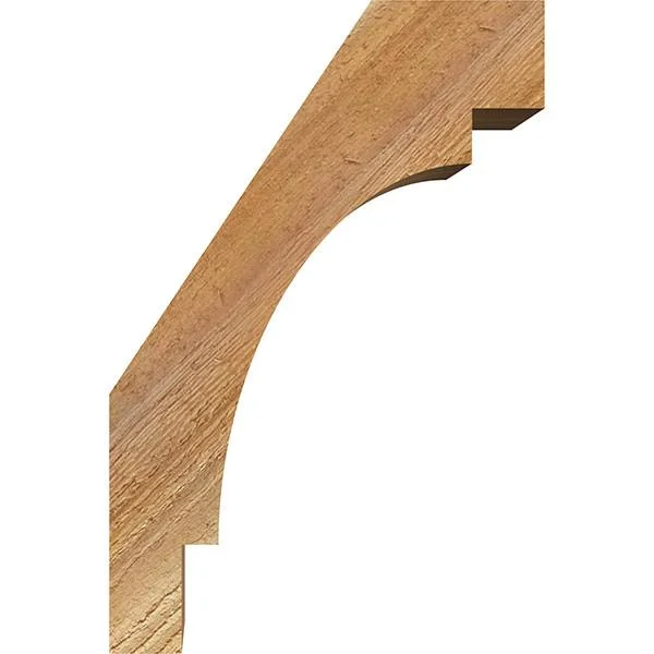 6x22W x 8x22D x 12x22H Merced Rough Sawn Brace, Western Red Cedar
