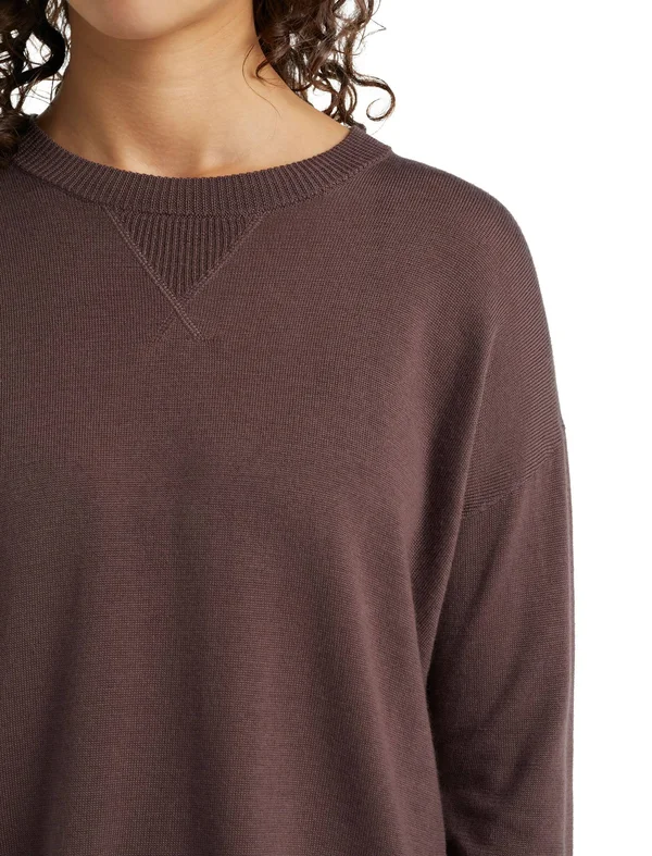 Icebreaker Women's Nova Sweater Sweatshirt - Medium - Mink