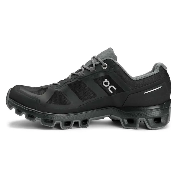 On Running Cloudventure Waterproof Black, Womens Trail Running & Running Shoes, Size US 6 - Color Black - Graphite