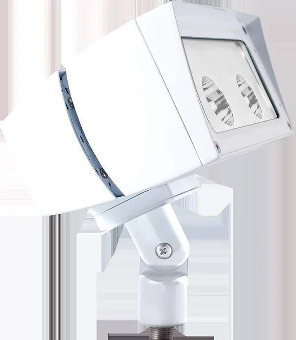 RAB FFLED39B55W - Future Flood 39W LED Cool Arm On-Off 5x5 White