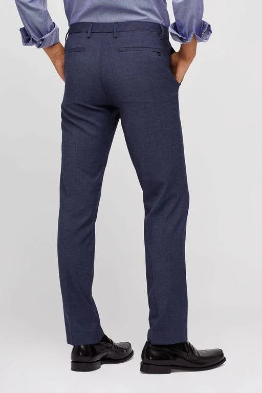 Bonobos Tech Wool Dress Pants - Blue - Casual Pants