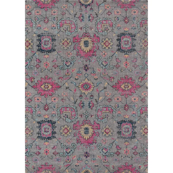 Momeni Jewel JW-01 Pink Rug - 2 ft 7 in x 7 ft 6 in Runner