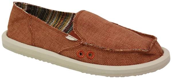 Sanuk Donna Hemp Women's Shoes - 8, Auburn