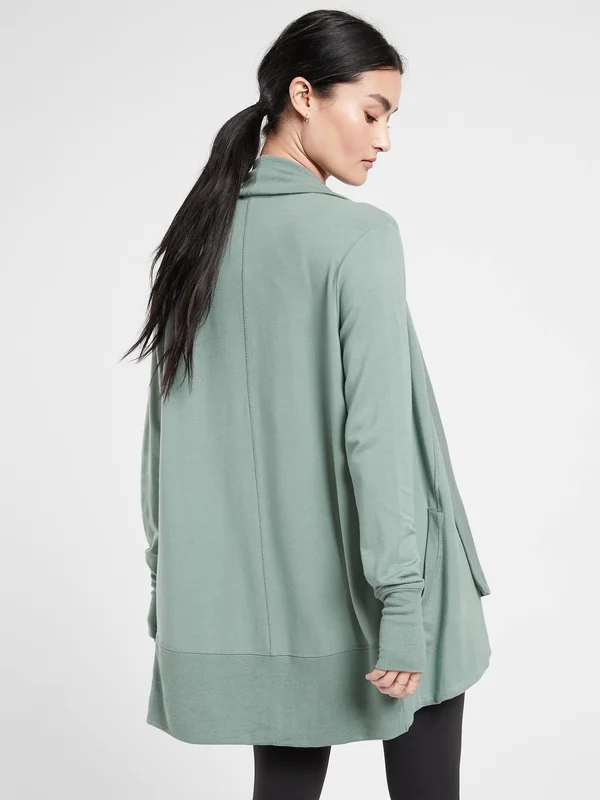 Athleta Women's Pranayama Wrap Minimalistic Grey Plus Size 1x