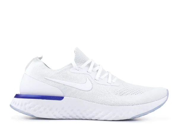Nike Epic React Flyknit White Racer Blue