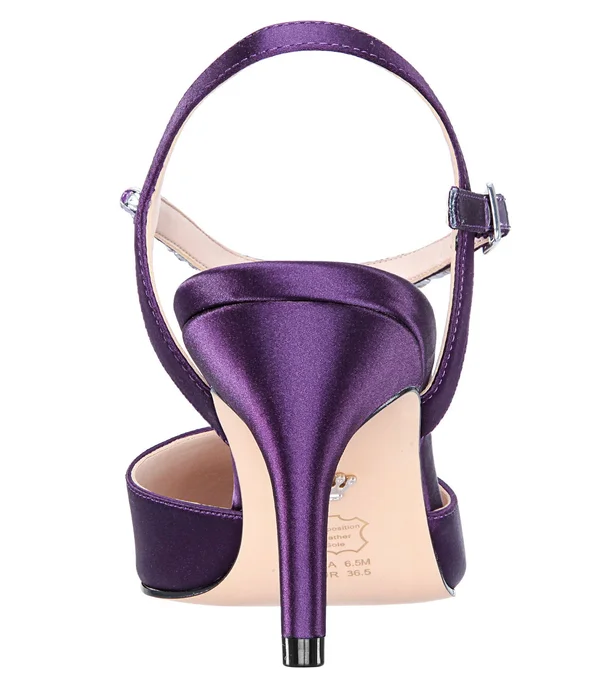 Nina Eggplant Tonya Pointed Toe Pumps