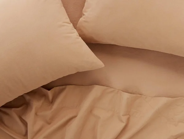 Coyuchi Cloud Brushed Organic Flannel Sheet Set - Ginger, Full