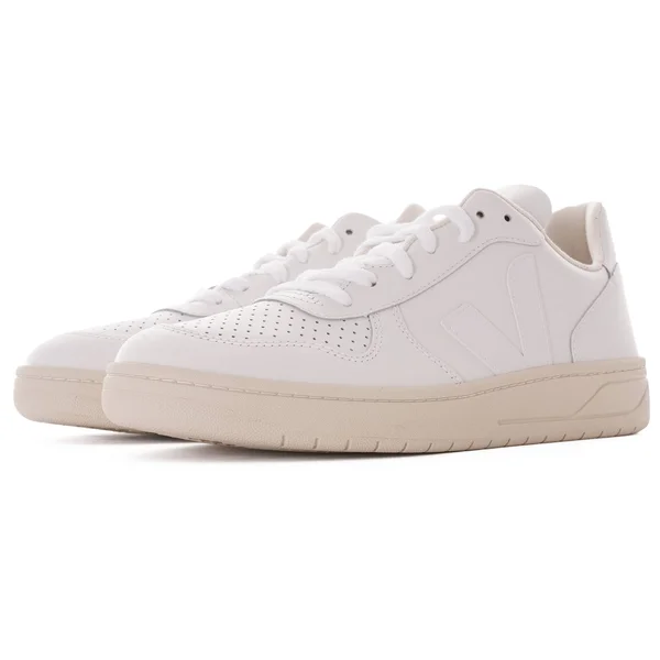 Veja - V-10 Leather Sneakers - White