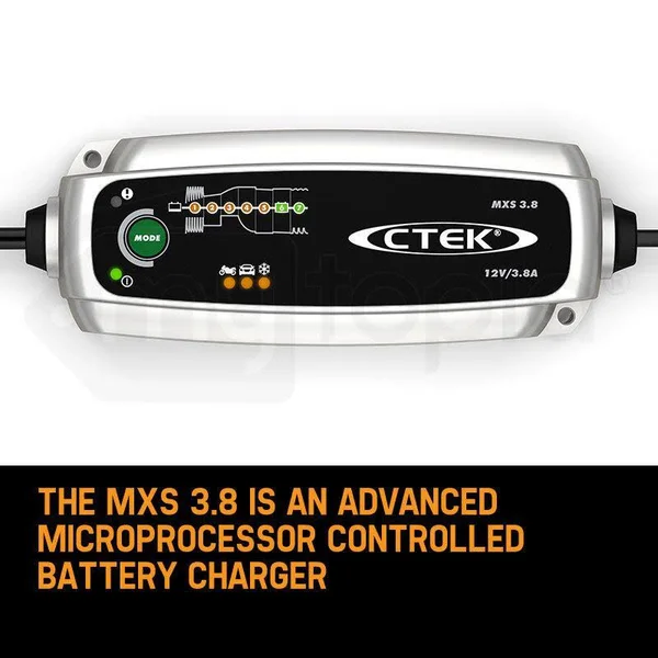 CTEK MXS 3.8 12V 3.8A Battery Charger - MXS3.8