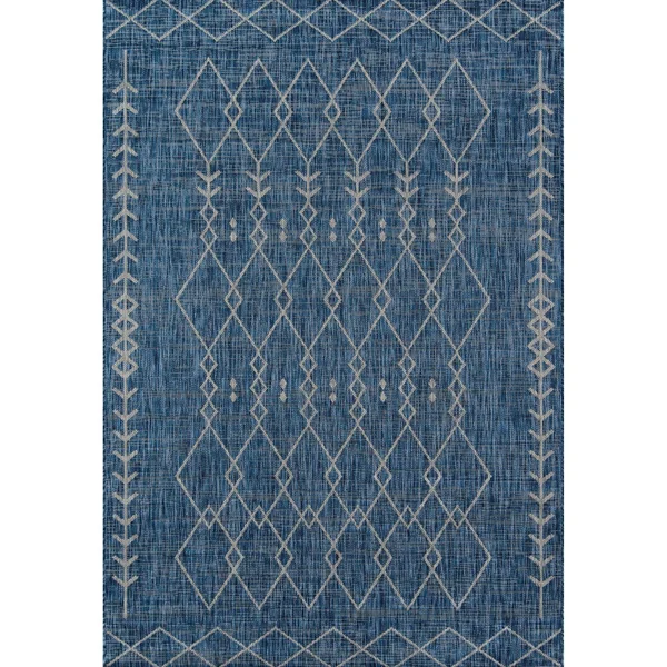 Novogratz Villa VI-08 Blue Area Rug - 3&11x22 x 5&7x22