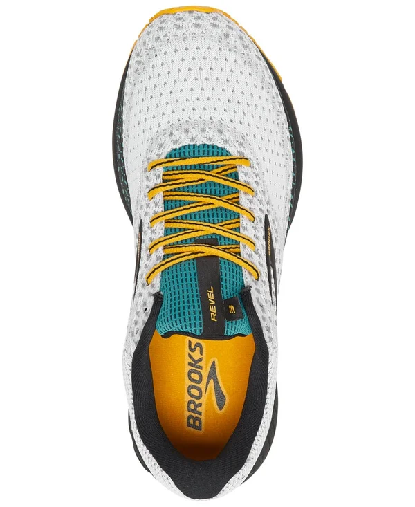 Brooks Men's Revel 3 Zap! Running Shoes, White