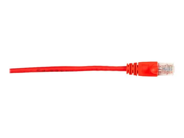 Black Box Cat6 Value Line Patch Cable, Stranded, Red, 25-ft. (7.5-m), 10-Pack