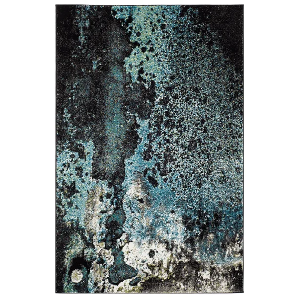 Safavieh Glacier Liliana Watercolor Modern Abstract Rug - 6&7x22 x 6&7x22 Square - Red/Orange