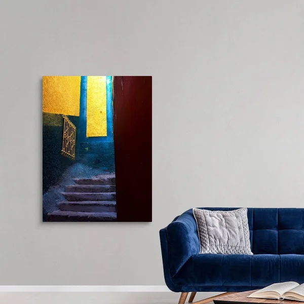 Colorful Back Alley Stairs of Guanajuato, Mexico, Canvas Wall Art, 36x48, Great Big Canvas