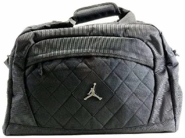 Newnike Jordan Jumpman Logo Black Medium Duffle Bag