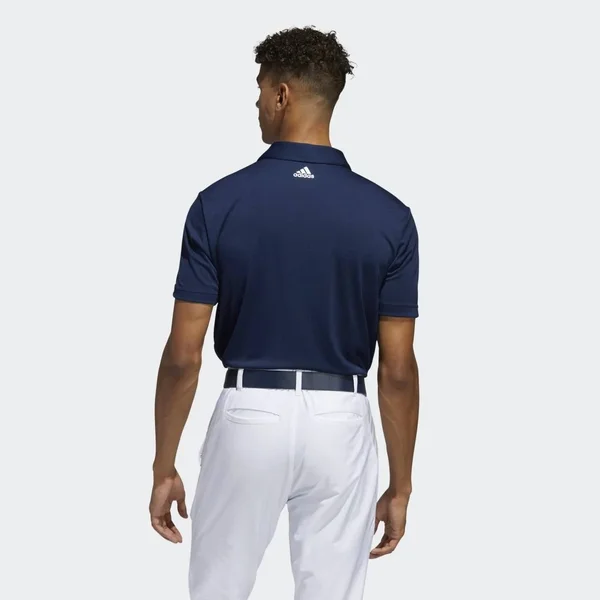 Adidas Men's 3-Stripe Basic Golf Polo Navy 2XL